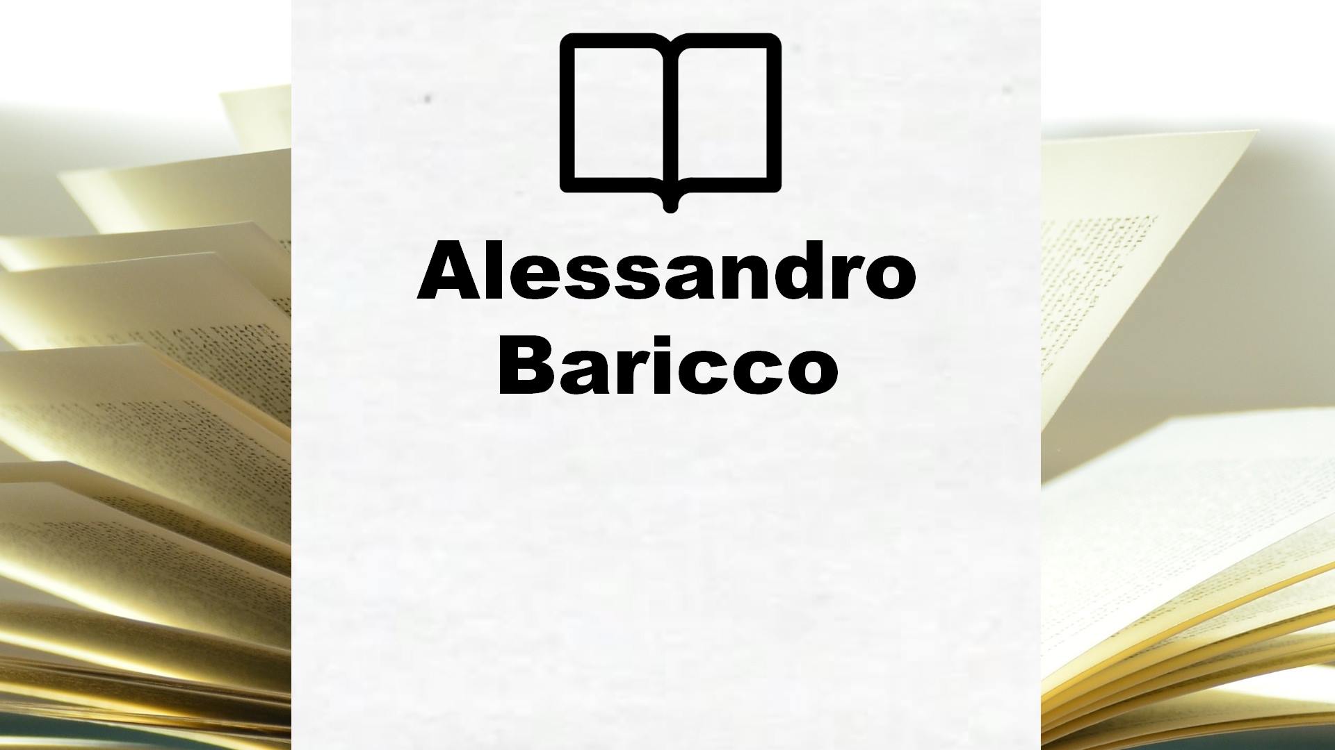 Boeken Alessandro Baricco