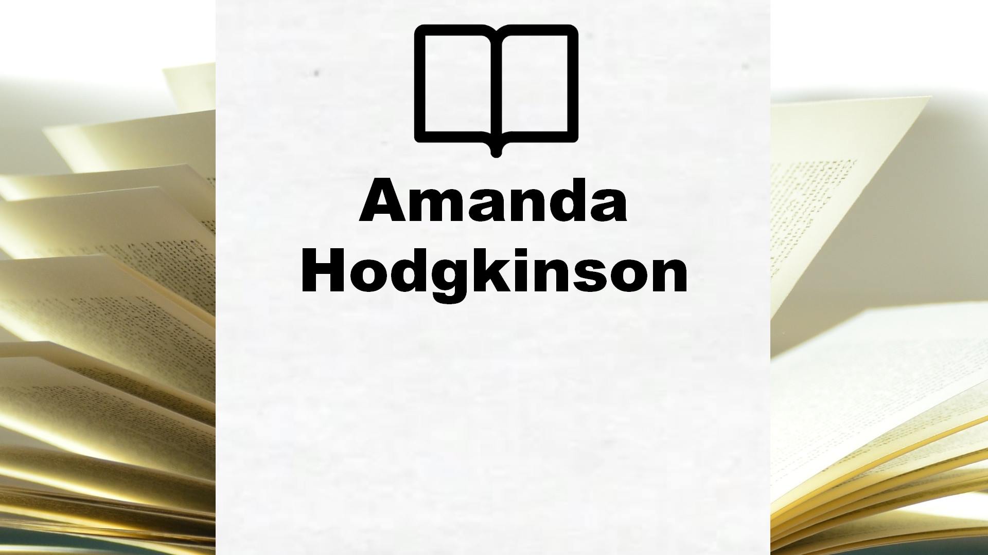 Boeken Amanda Hodgkinson