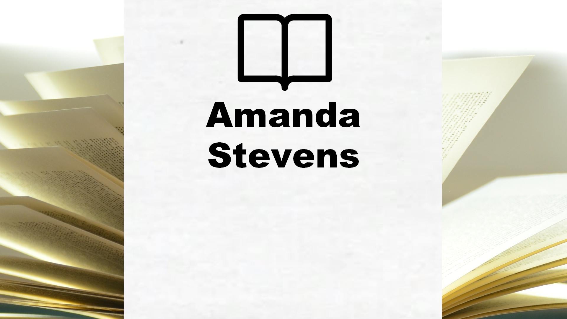 Boeken Amanda Stevens