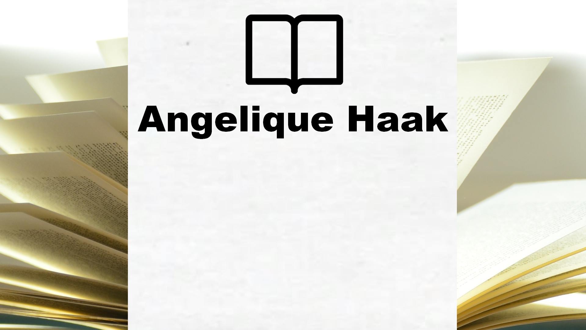 Boeken Angelique Haak