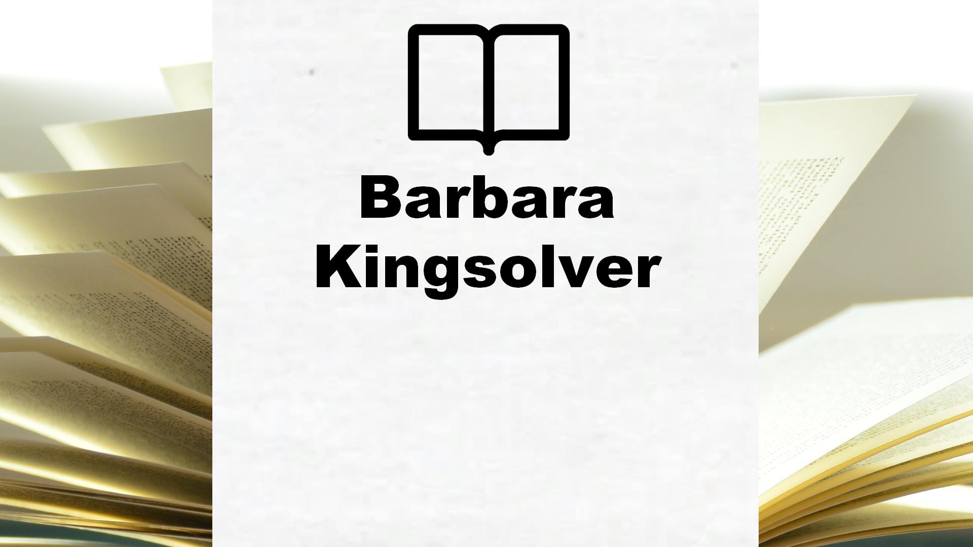 Boeken Barbara Kingsolver