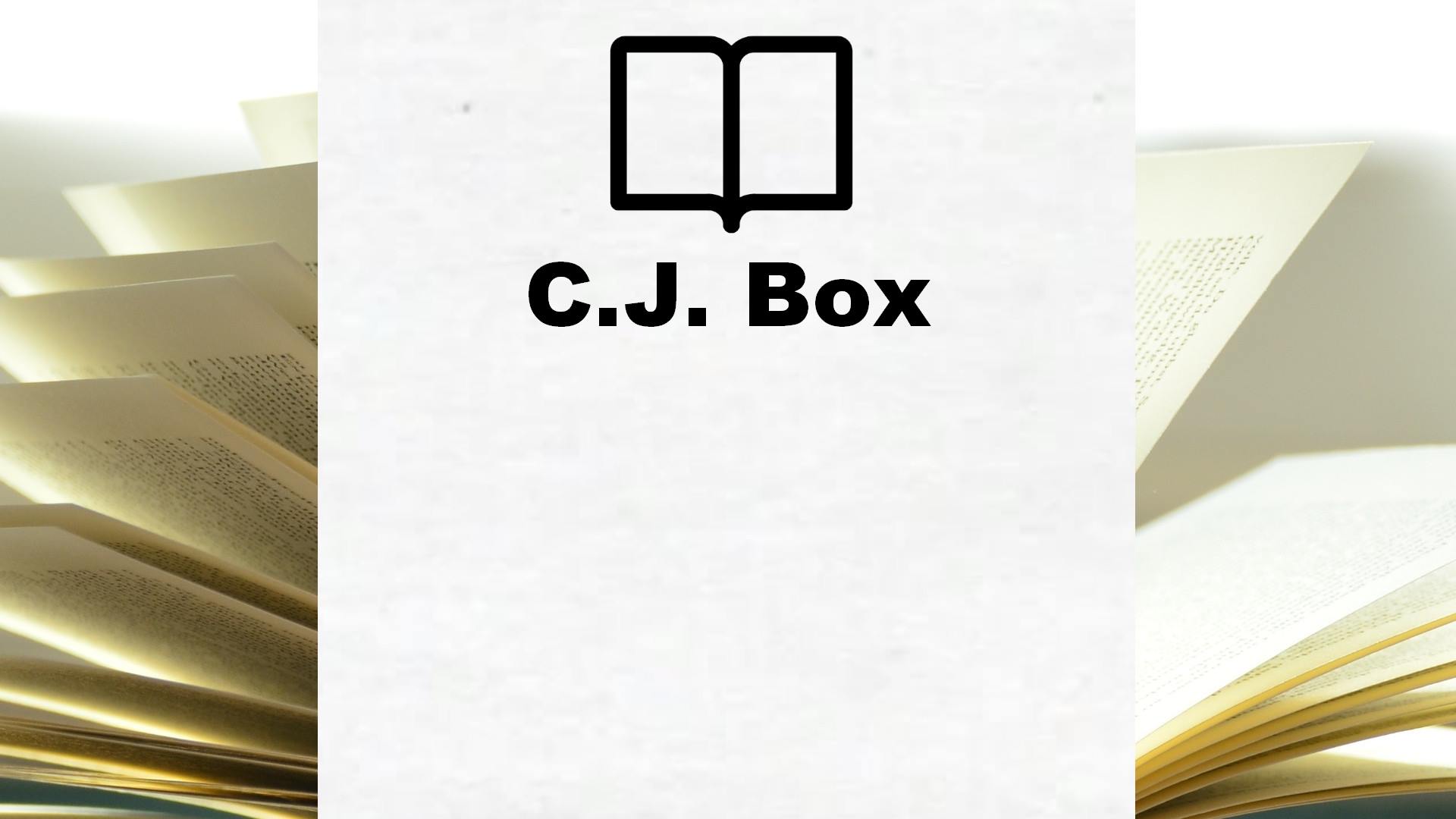Boeken C.J. Box