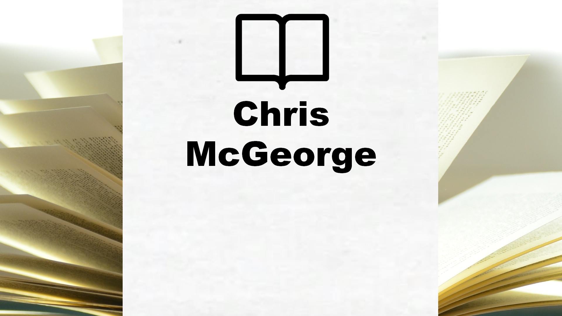 Boeken Chris McGeorge