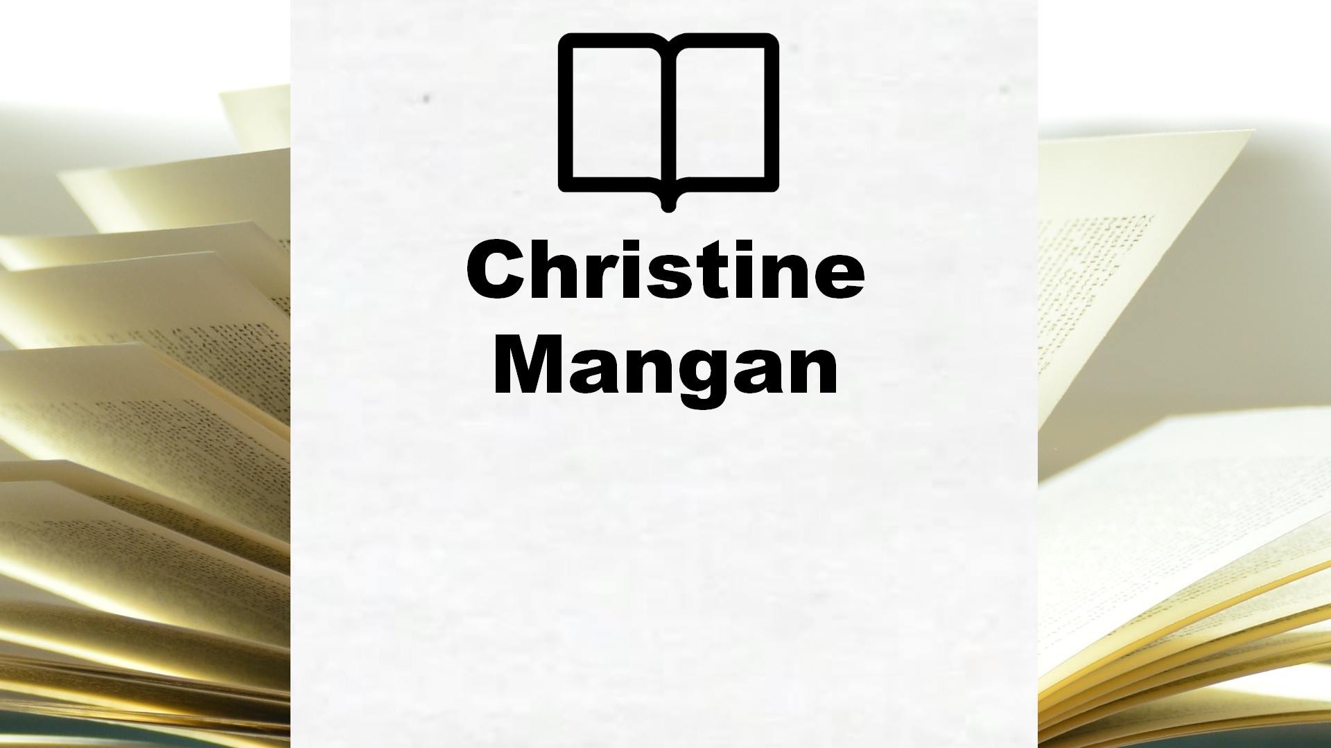 Boeken Christine Mangan