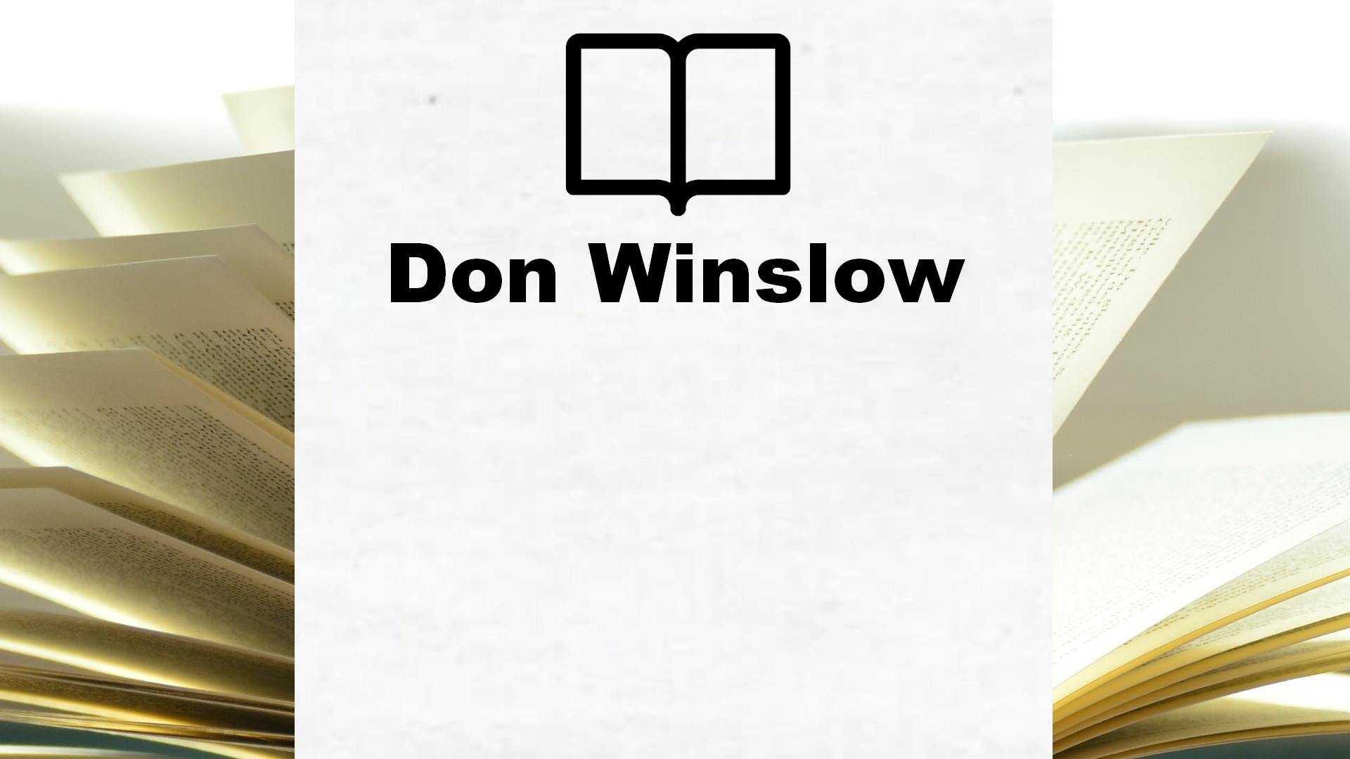 Boeken Don Winslow