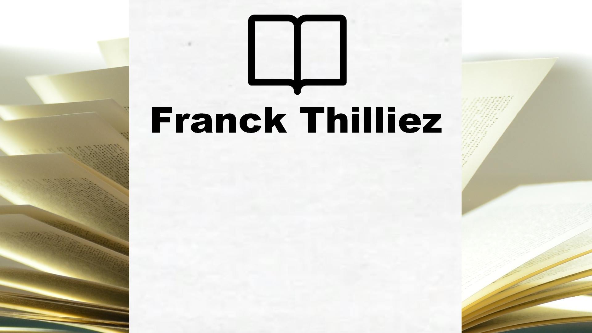 Boeken Franck Thilliez
