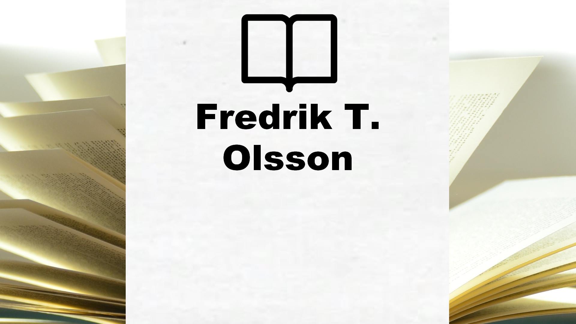 Boeken Fredrik T. Olsson