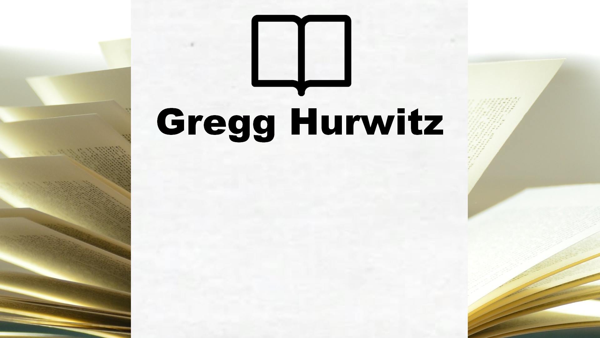 Boeken Gregg Hurwitz