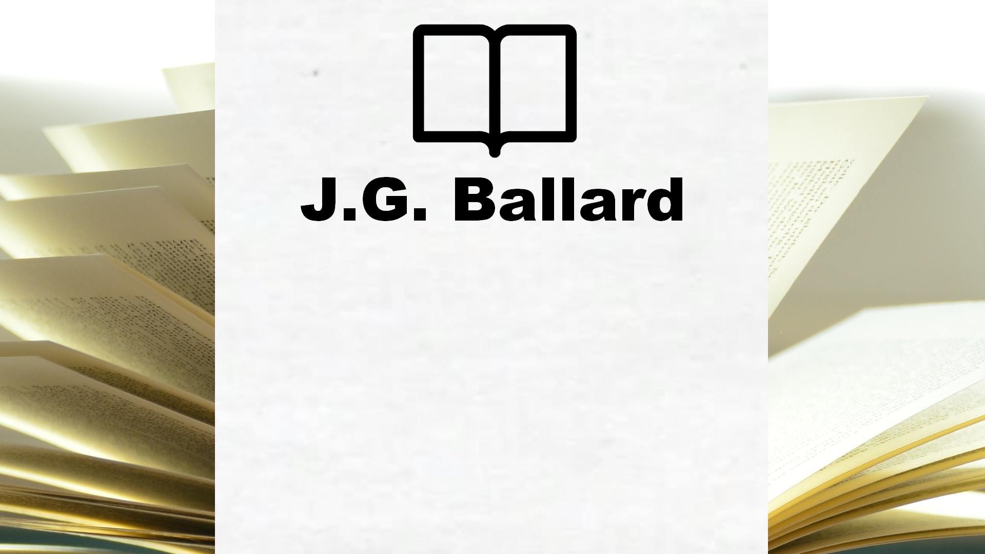 Boeken J.G. Ballard