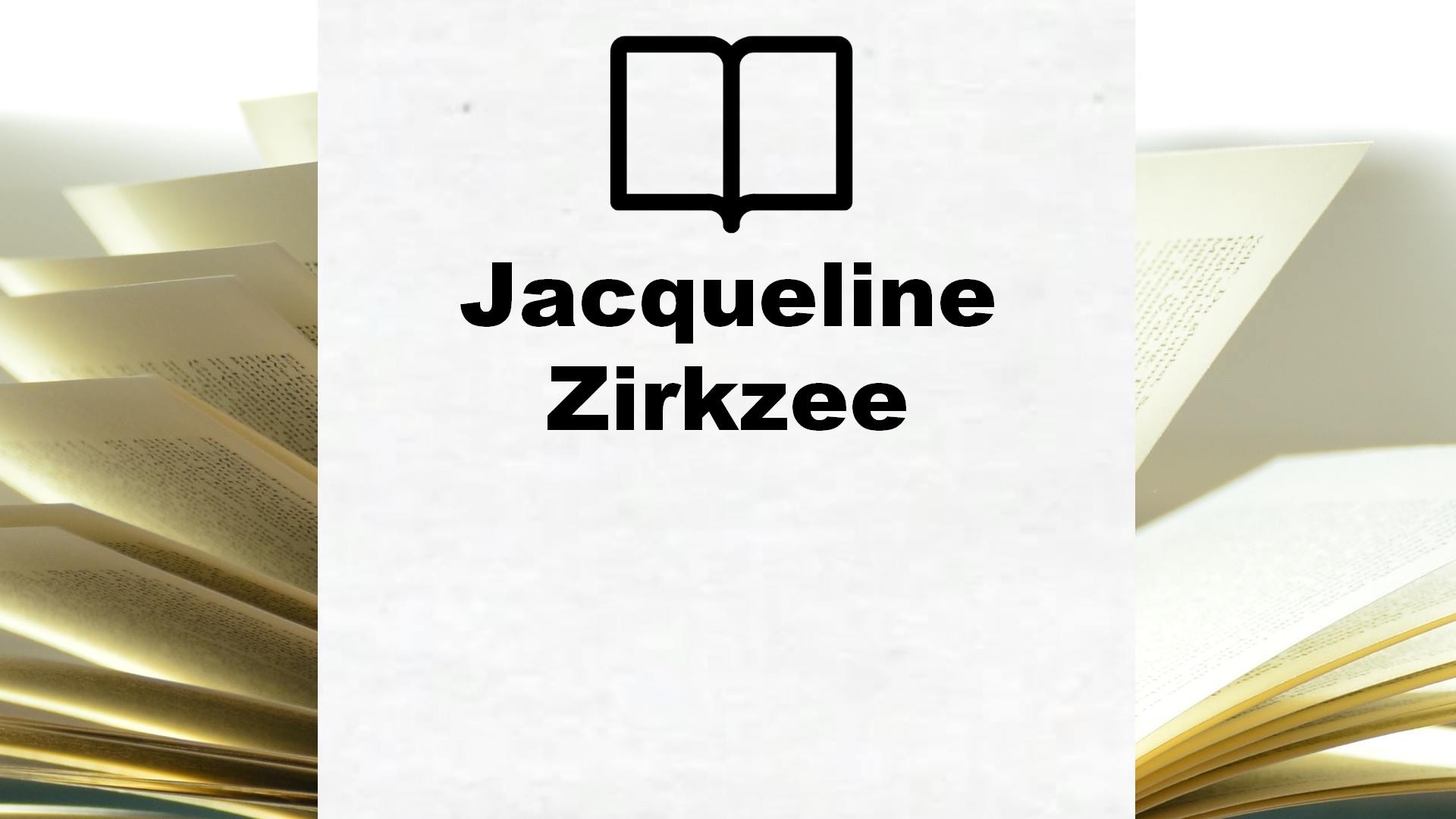 Boeken Jacqueline Zirkzee