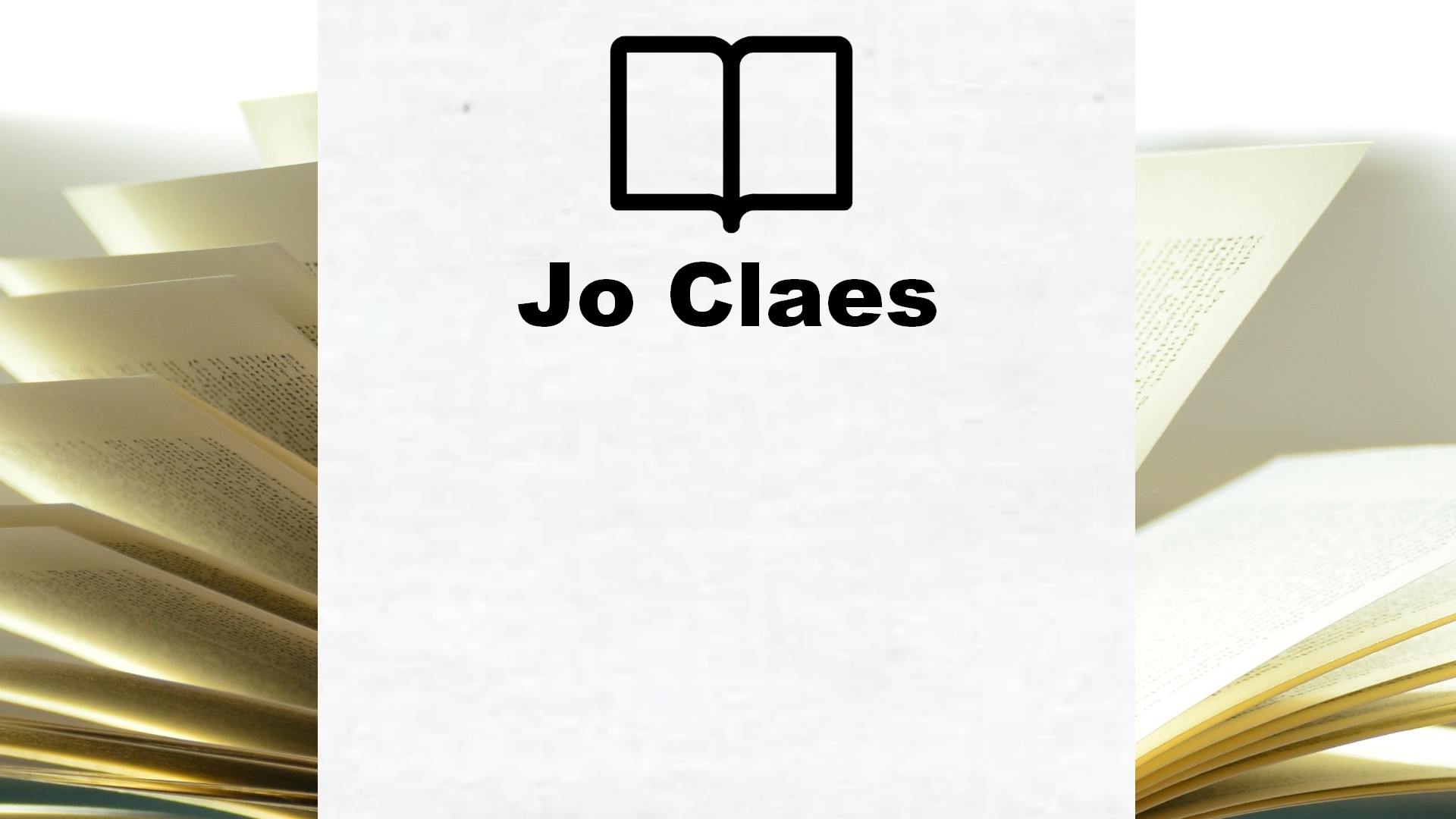 Boeken Jo Claes