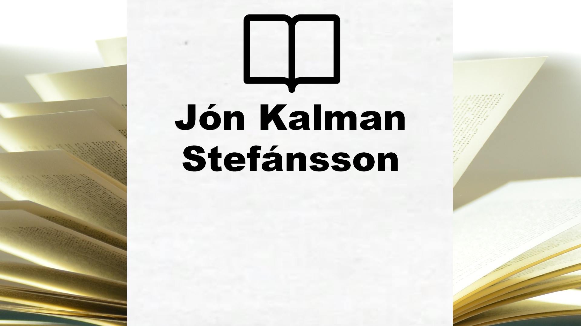 Boeken Jón Kalman Stefánsson