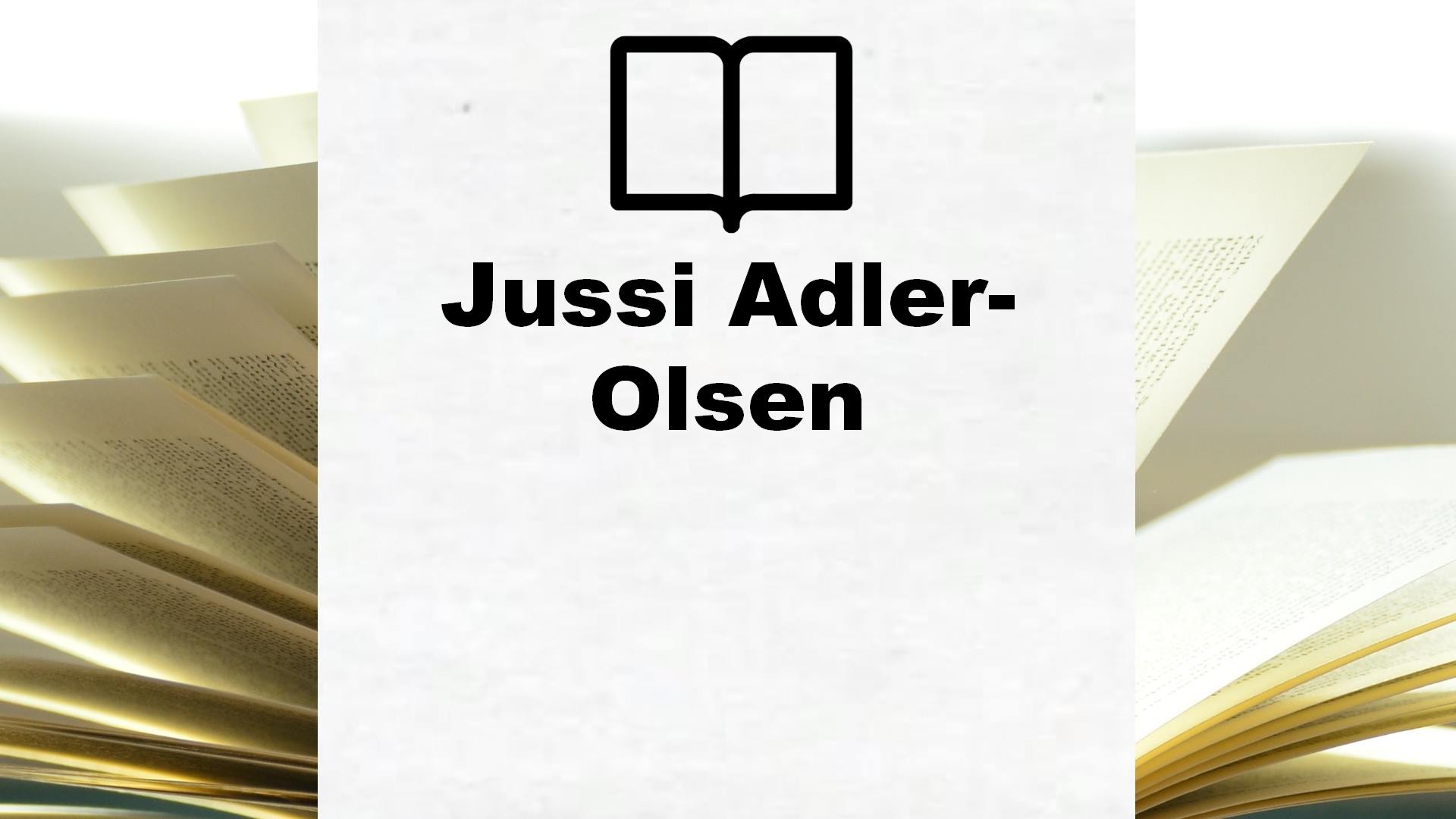 Boeken Jussi Adler-Olsen