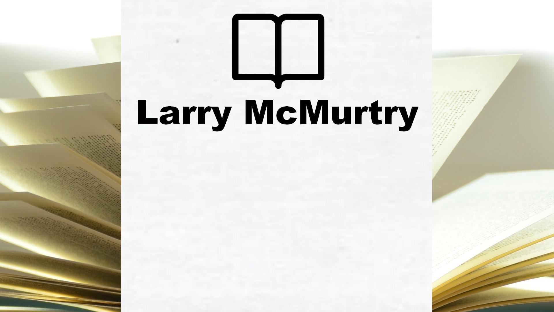 Boeken Larry McMurtry