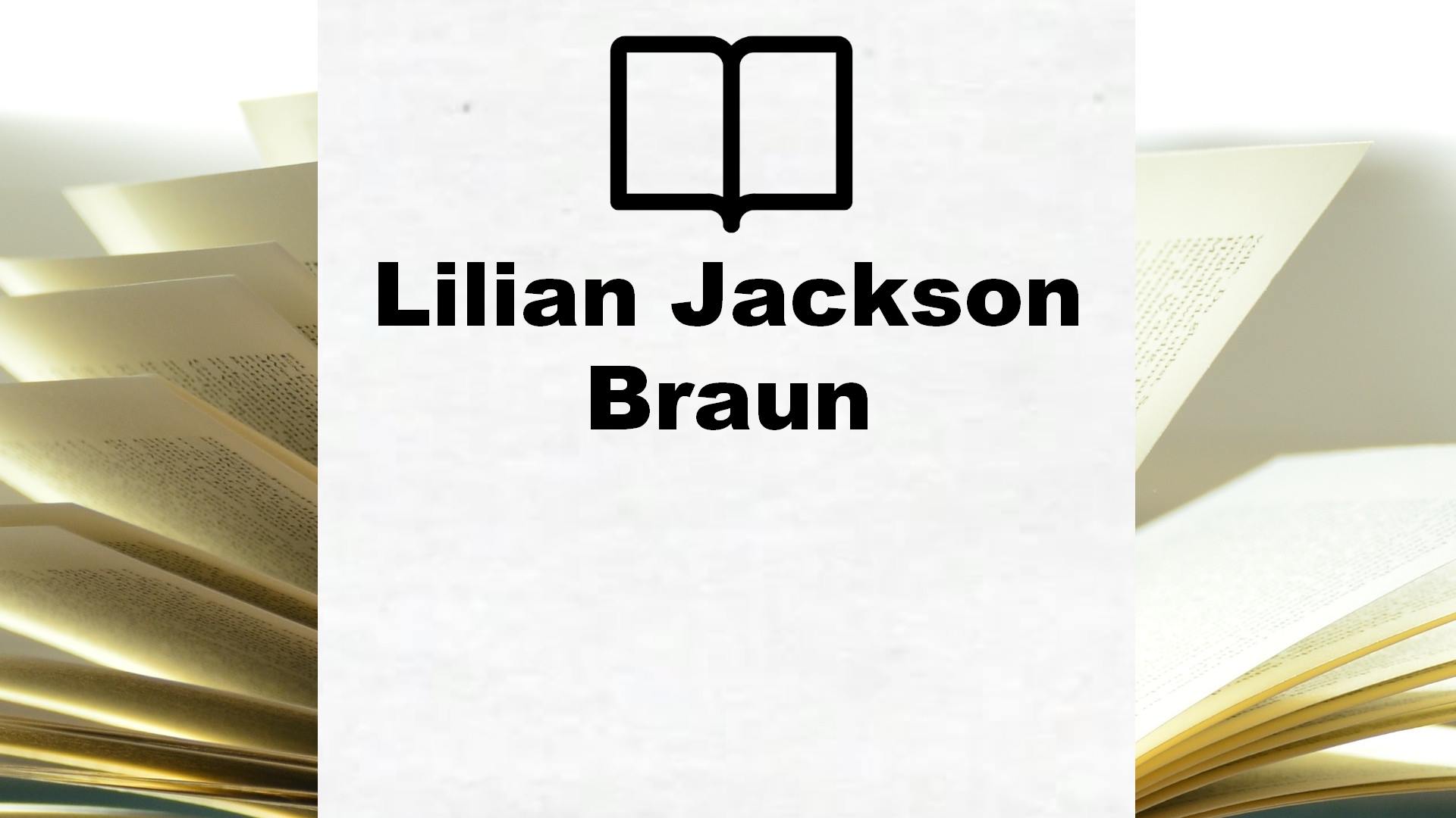 Boeken Lilian Jackson Braun