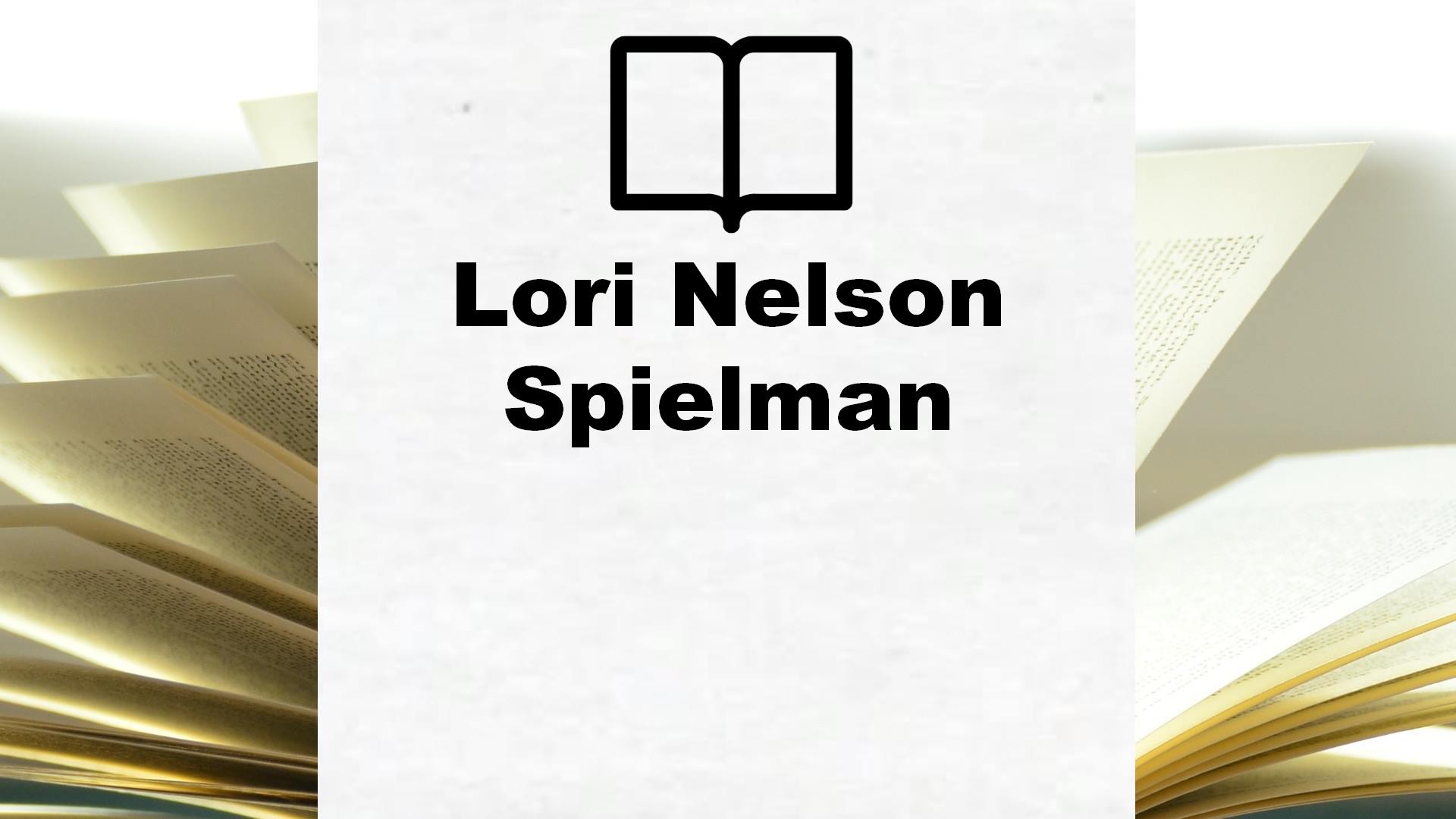 Boeken Lori Nelson Spielman