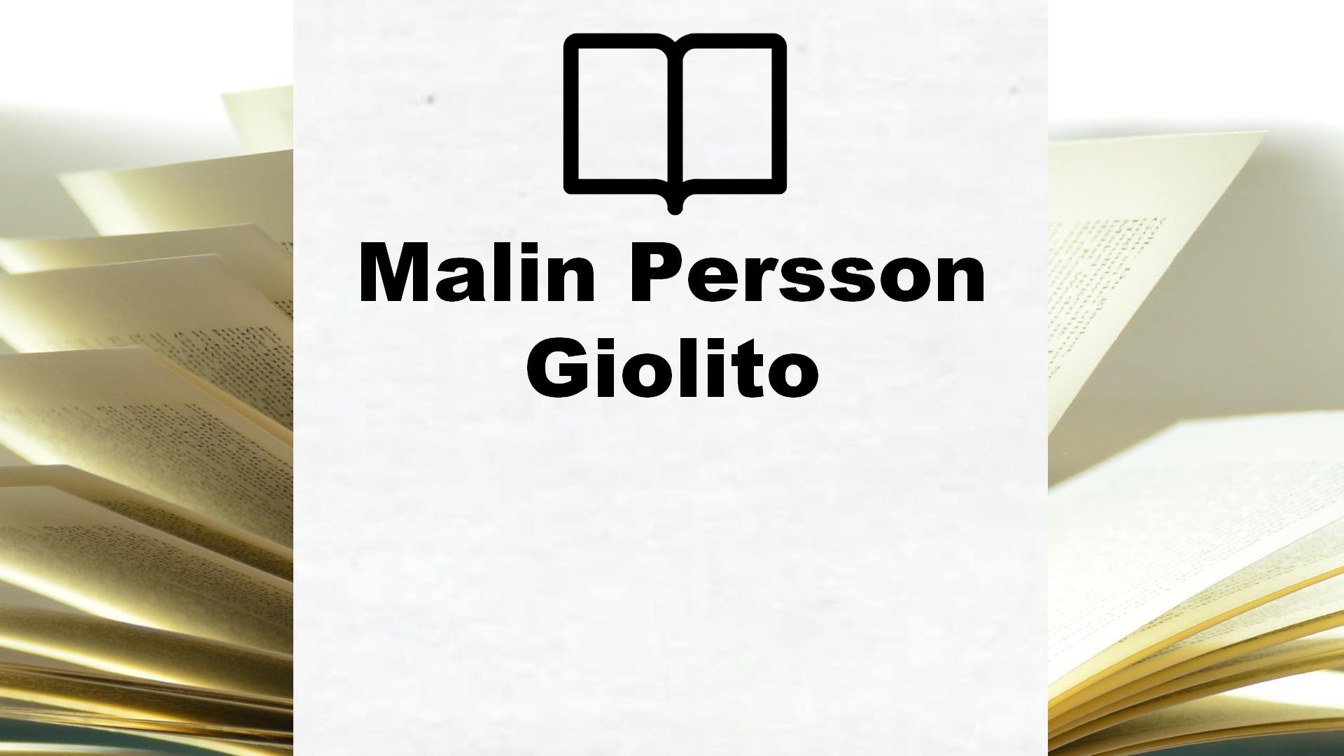 Boeken Malin Persson Giolito