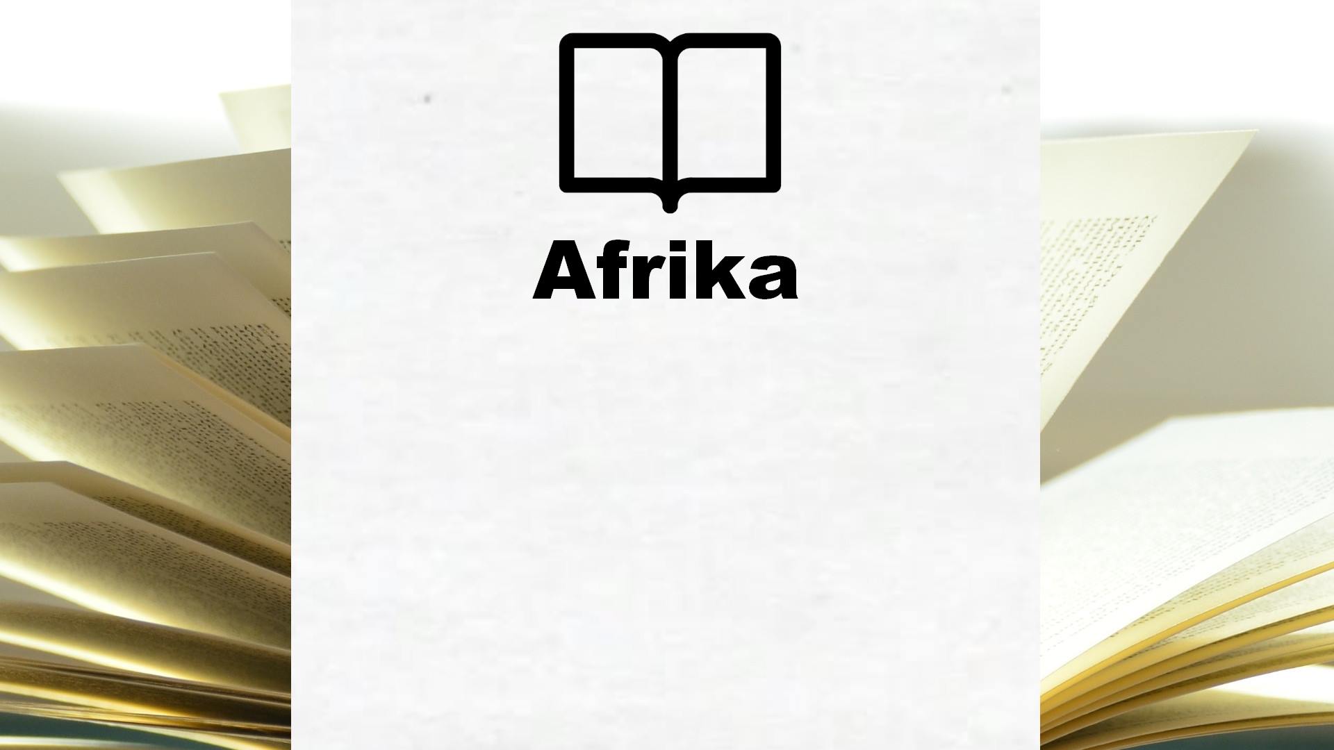 Boeken over Afrika