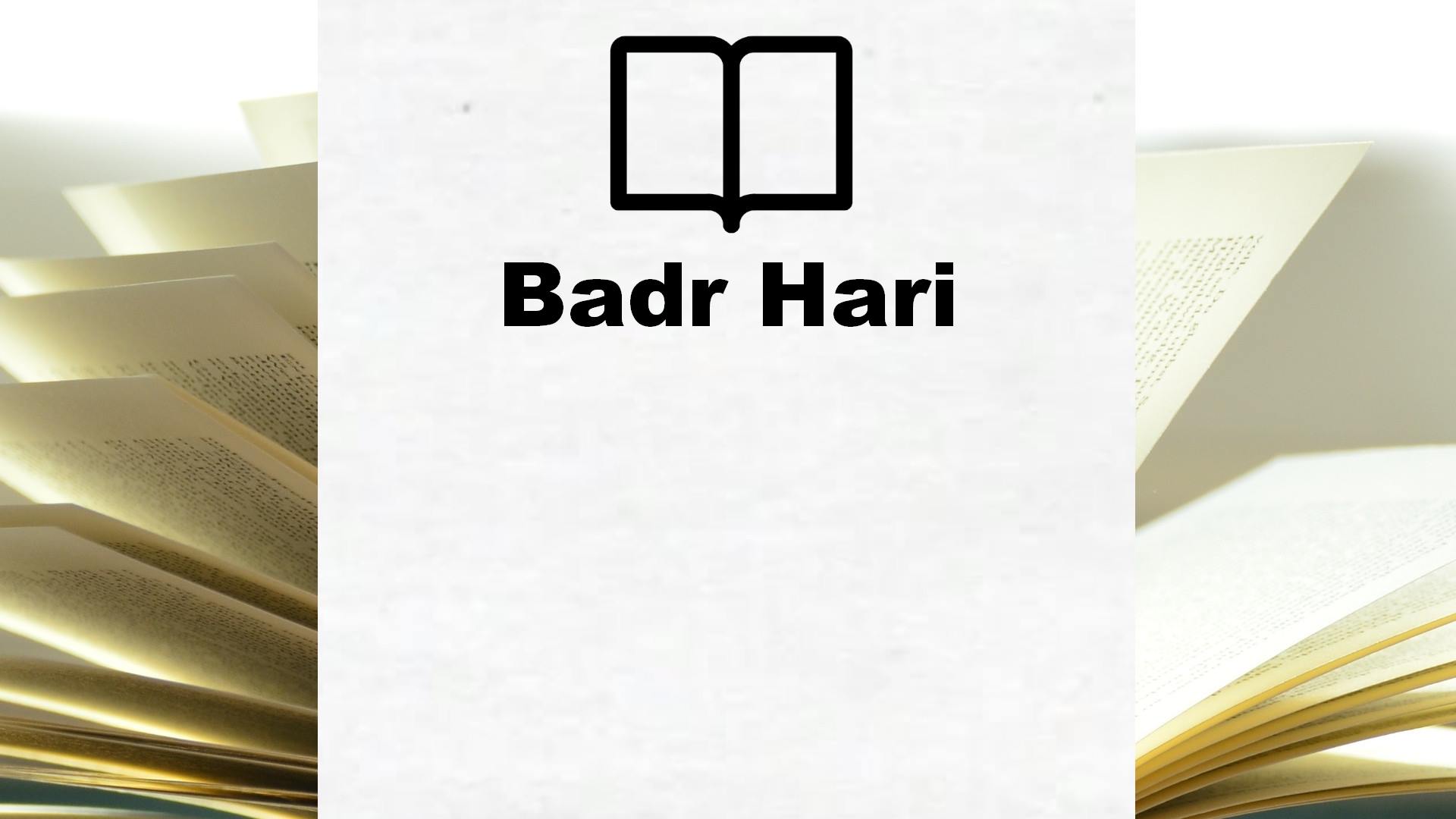 Boeken over Badr Hari