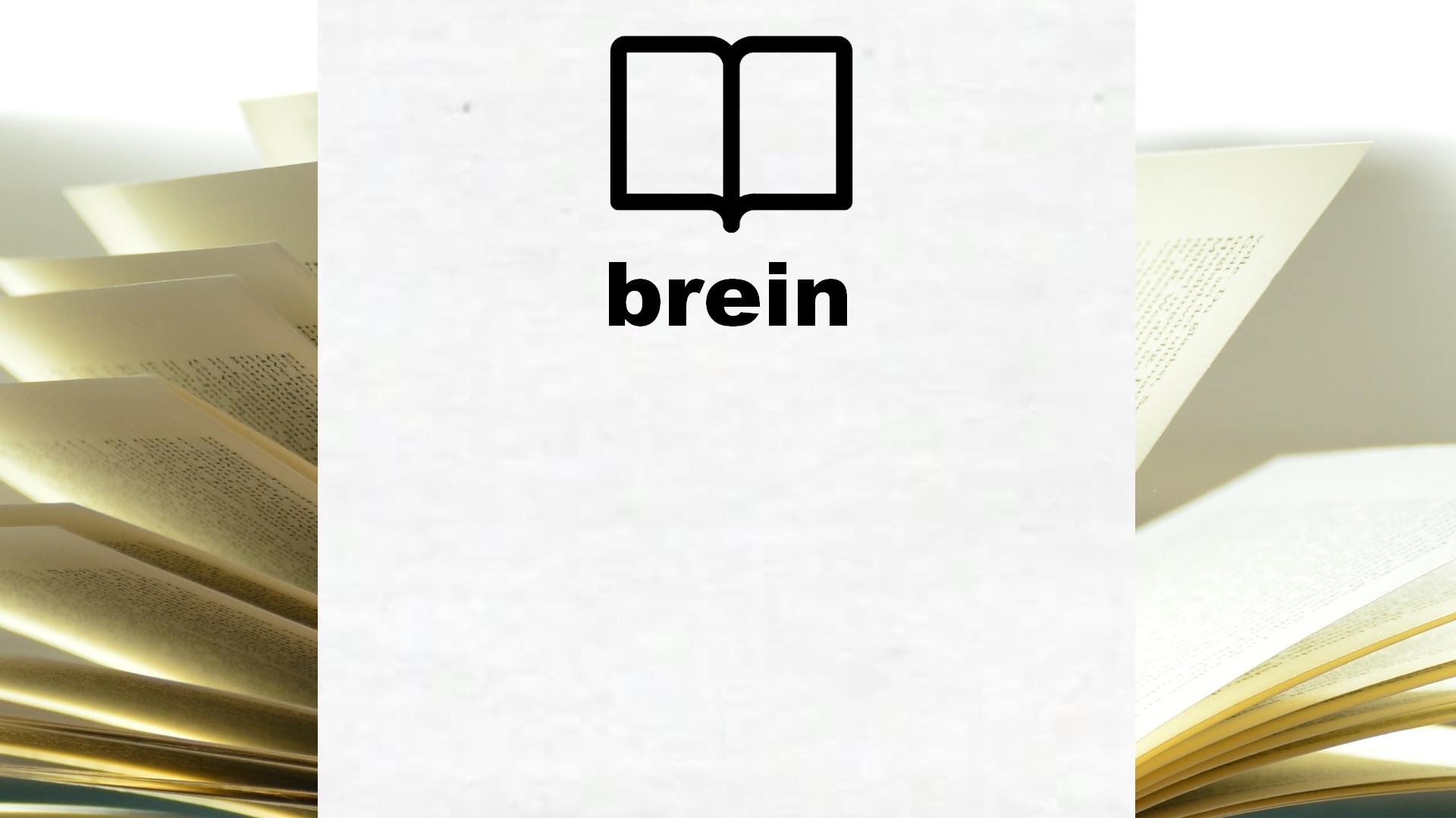 Boeken over brein