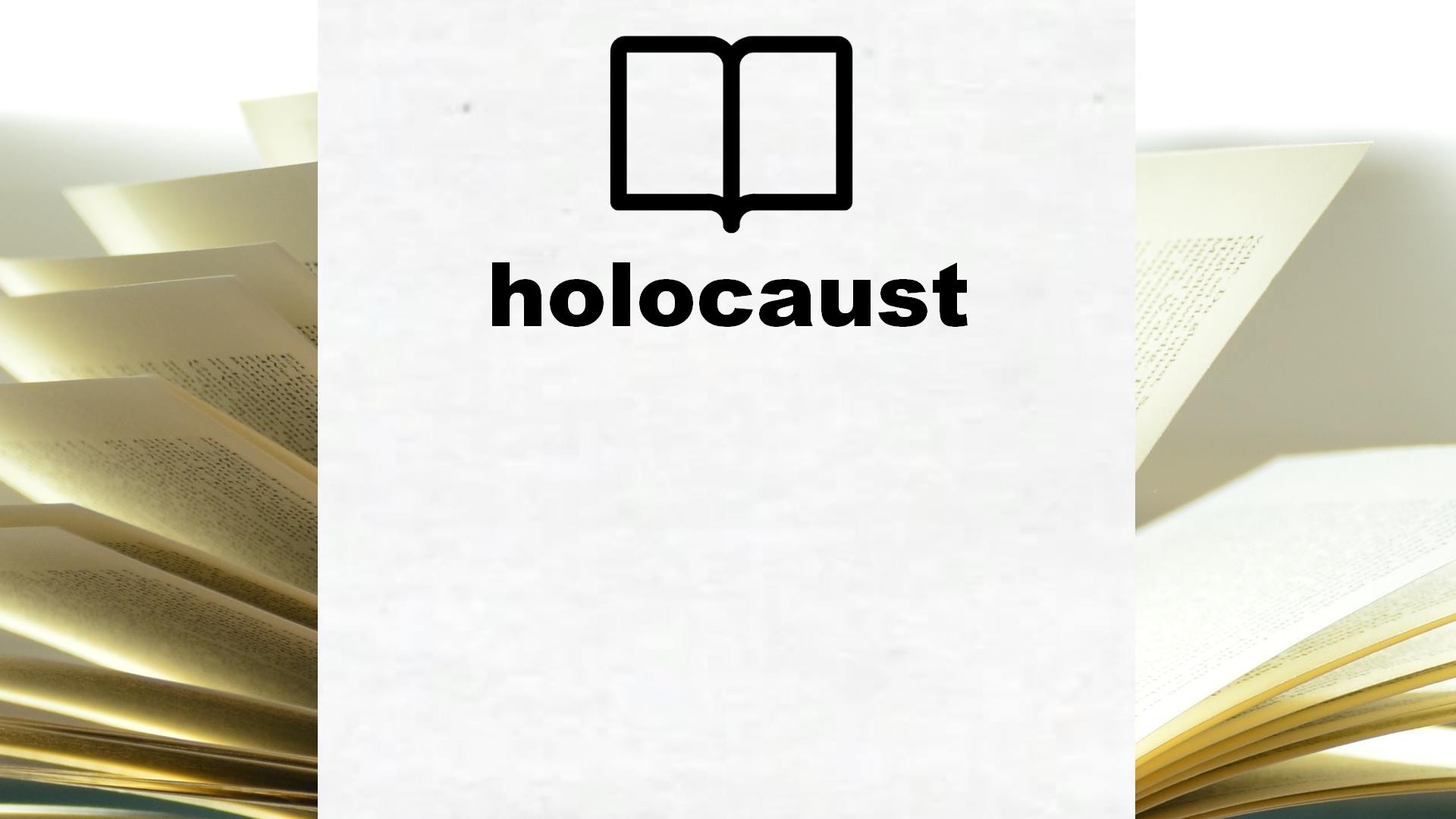 Boeken over holocaust