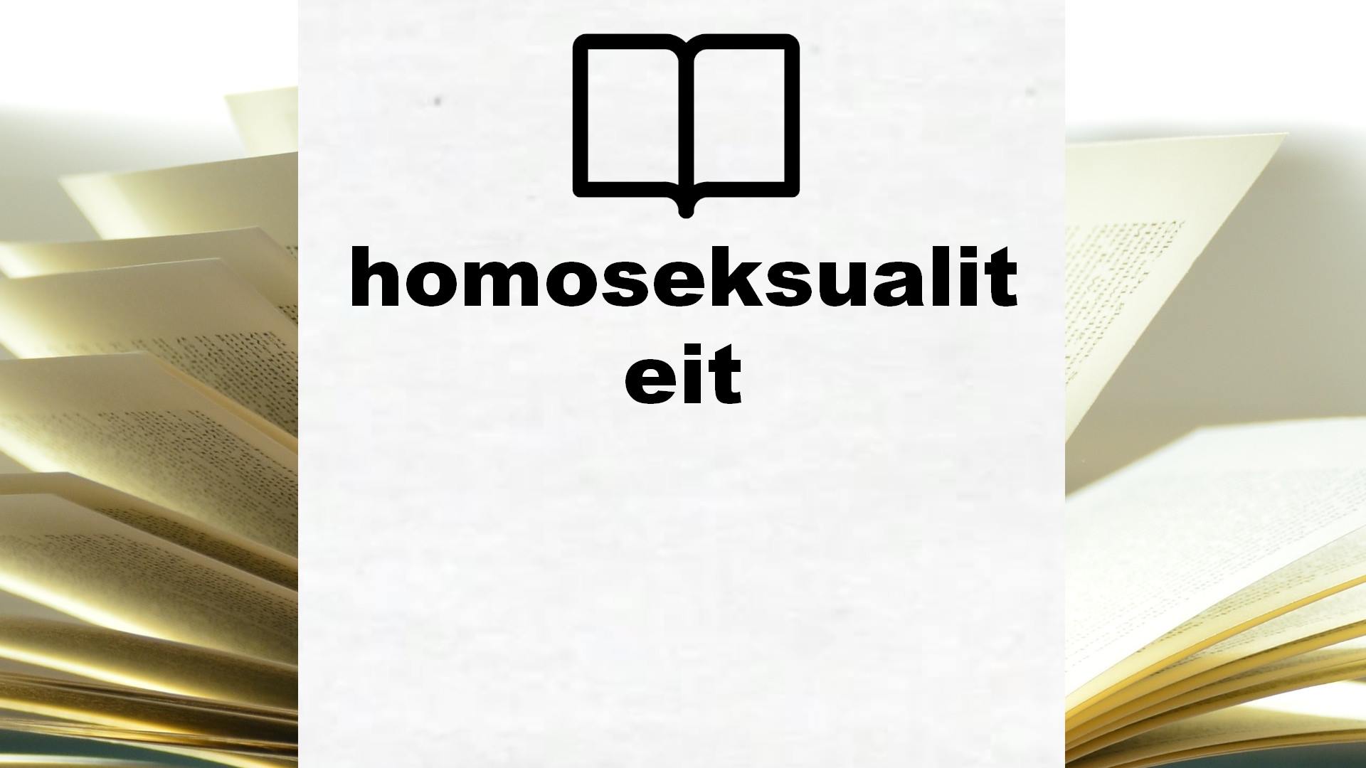 Boeken over homoseksualiteit