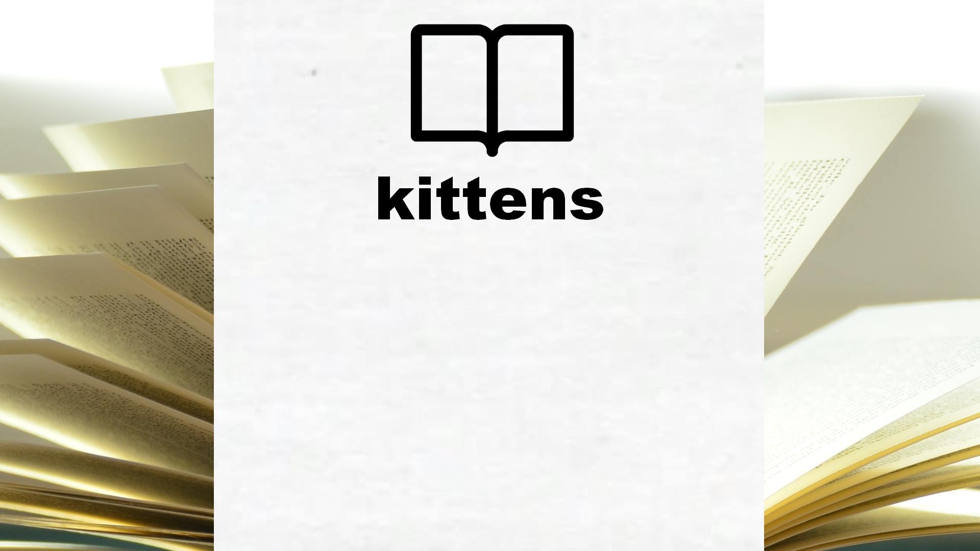 Boeken over kittens