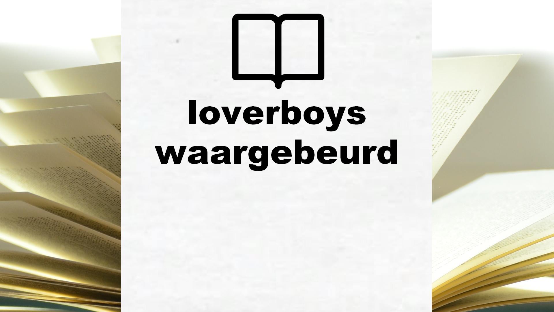 Boeken over loverboys waargebeurd