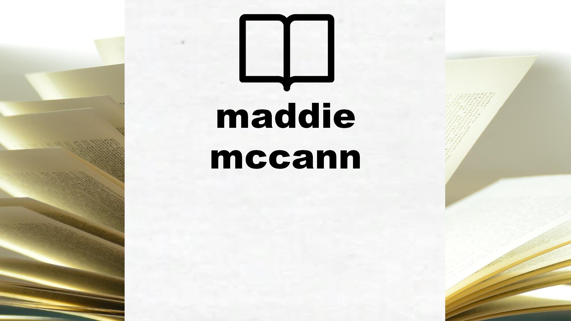 Boeken over maddie mccann