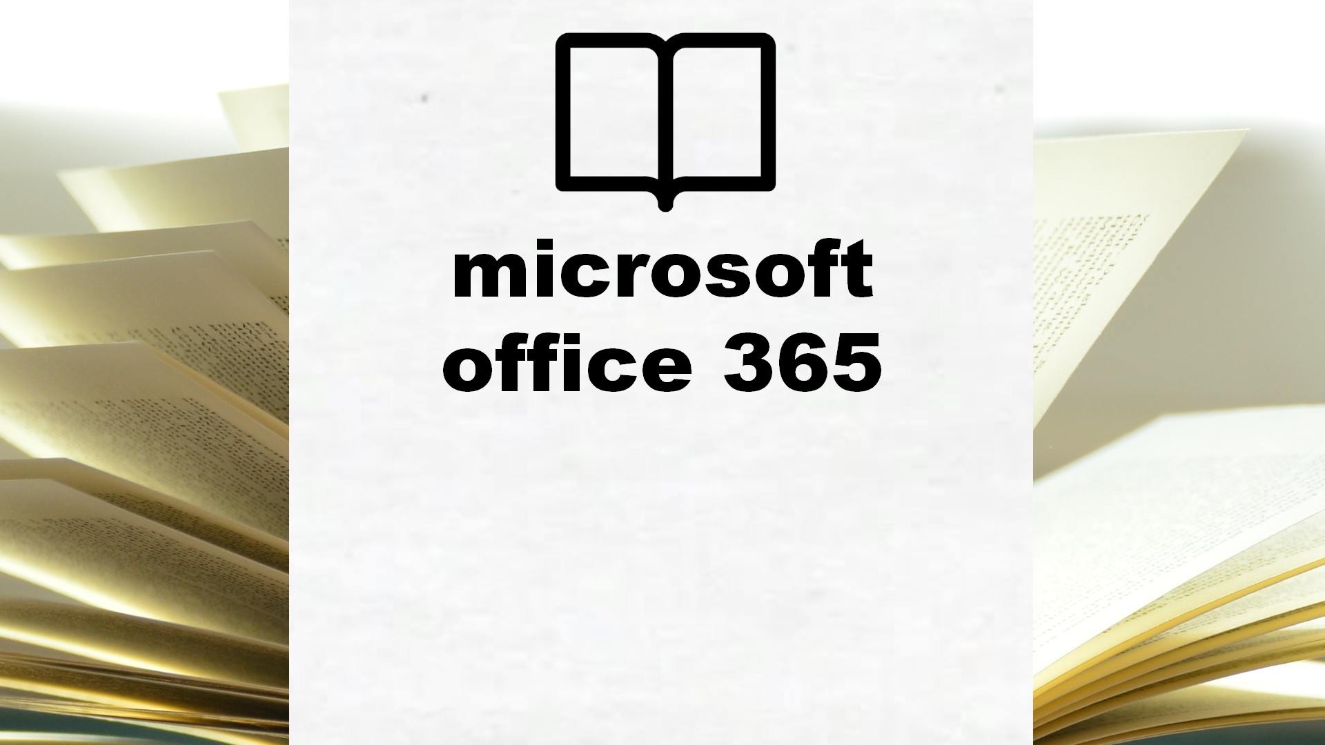 Boeken over microsoft office 365