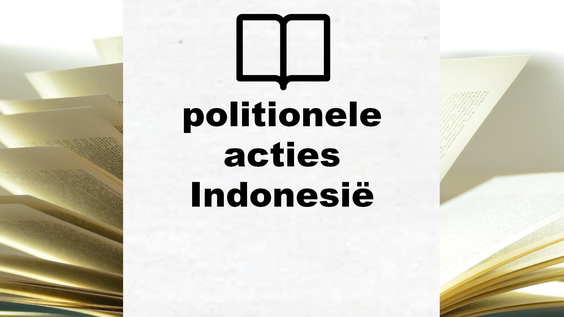 Boeken over politionele acties Indonesië