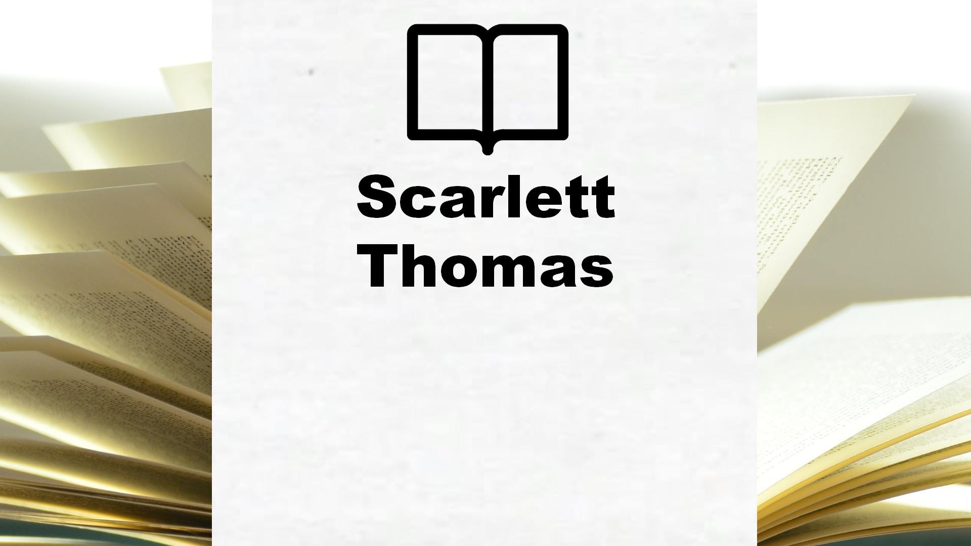 Boeken Scarlett Thomas