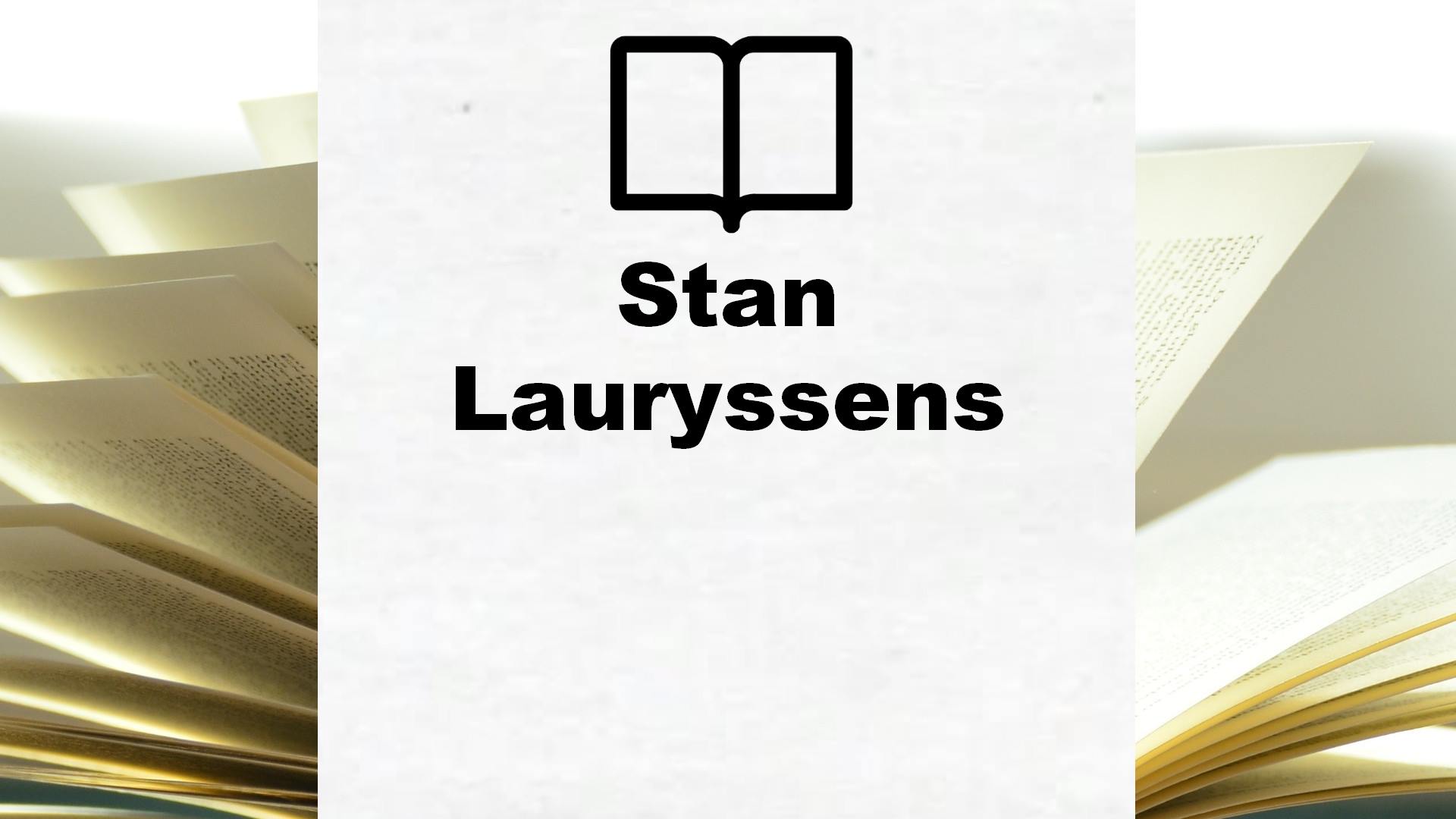Boeken Stan Lauryssens