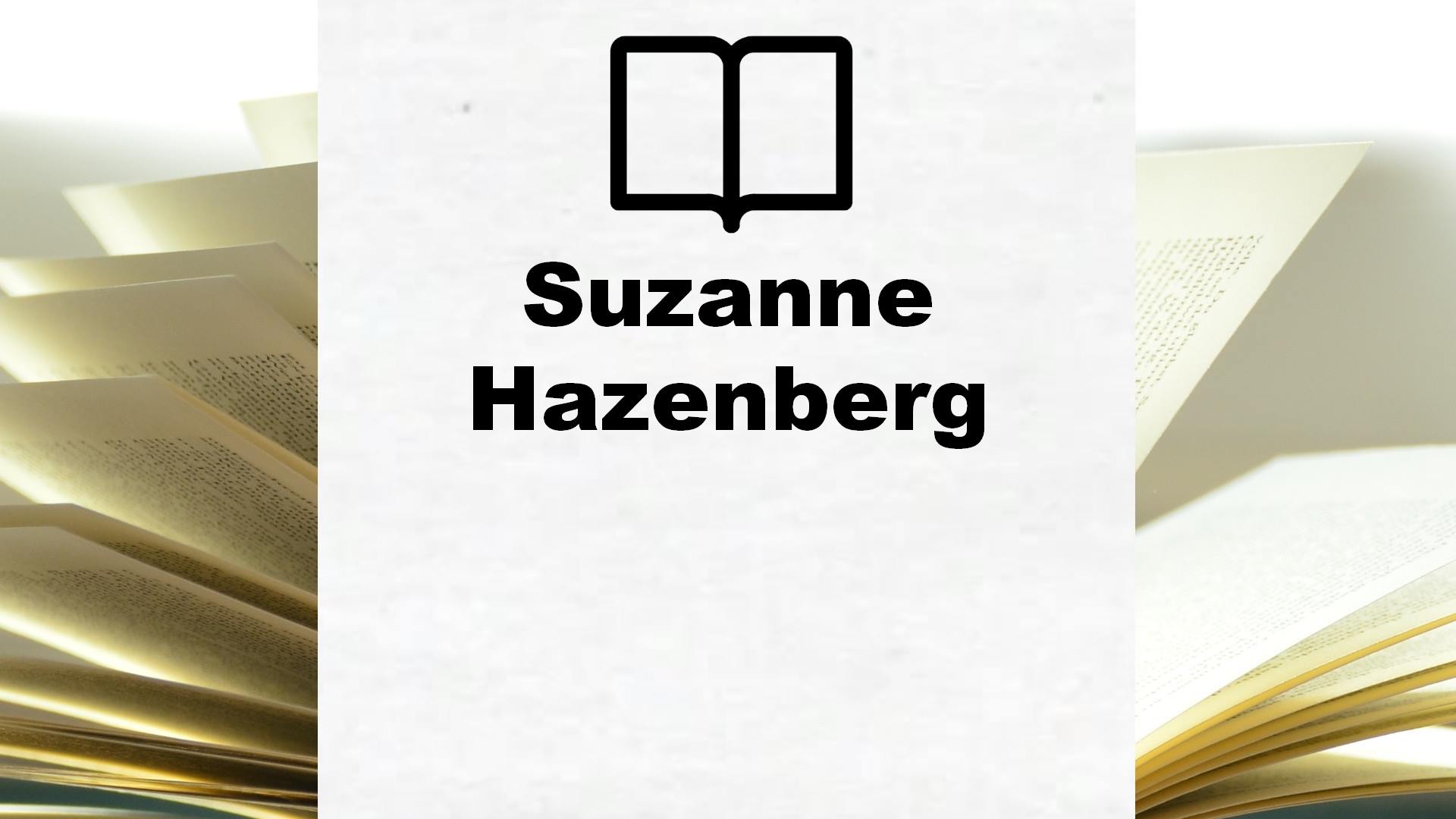Boeken Suzanne Hazenberg