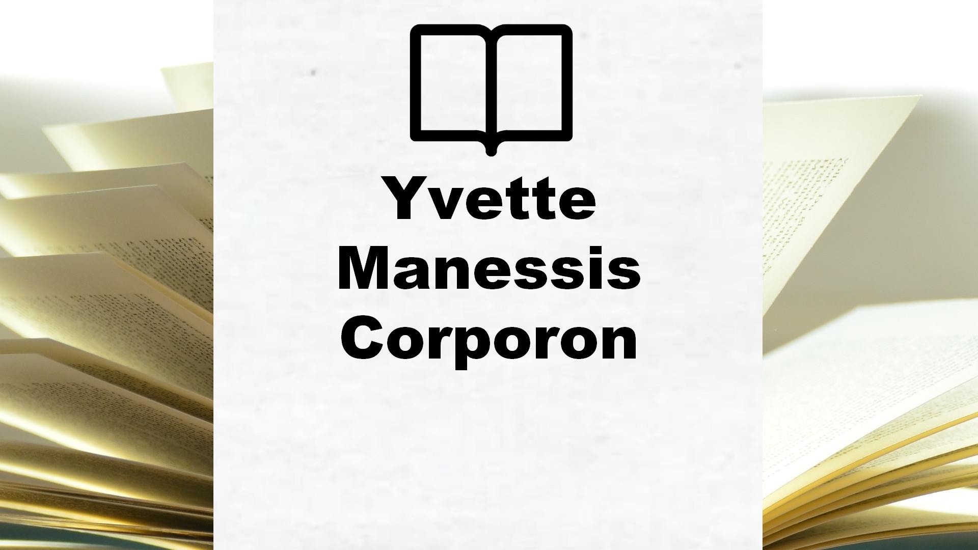 Boeken Yvette Manessis Corporon
