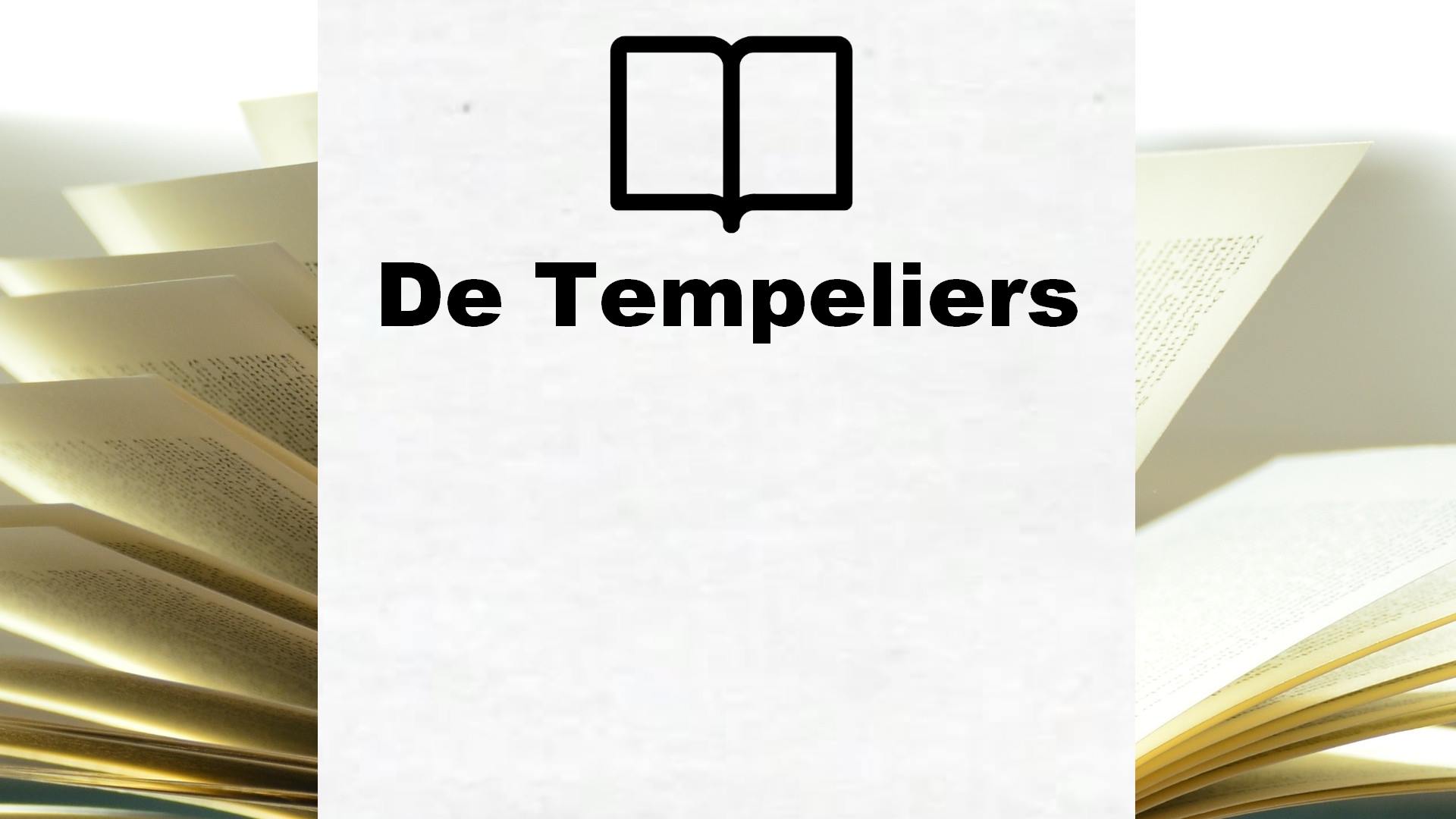 De Tempeliers – Boekrecensie