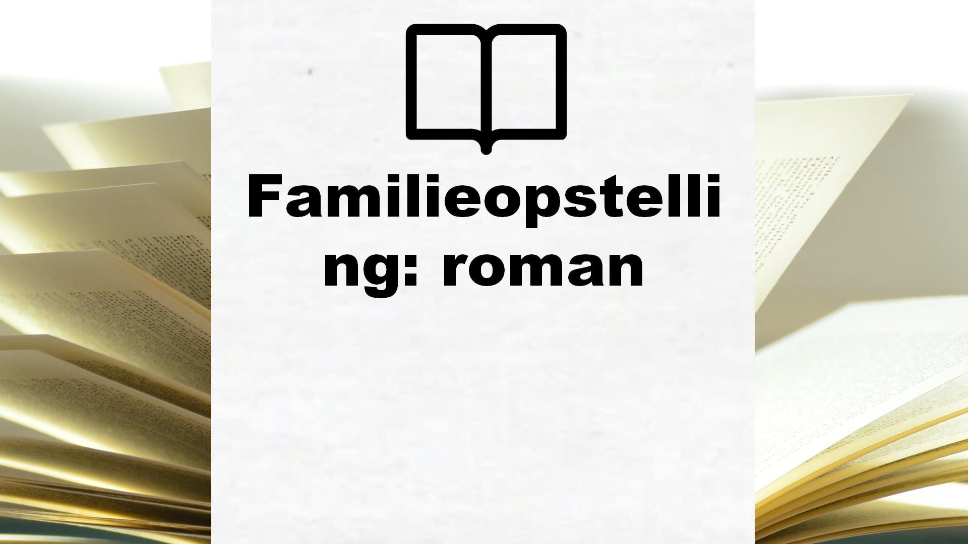 Familieopstelling: roman – Boekrecensie